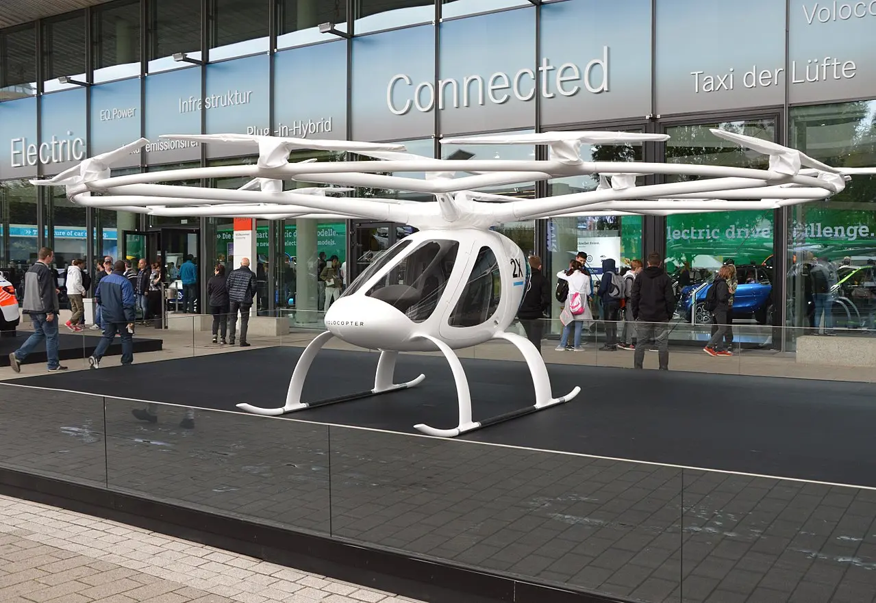 Un modello di Volocopter