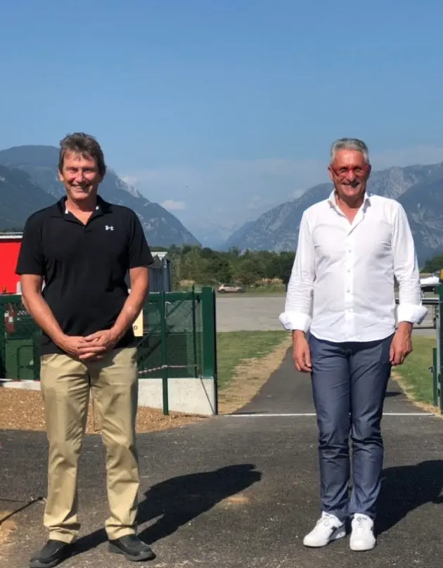 Da sinistra Roberto Cella e Fausco Schneider