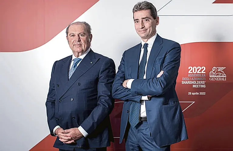 Il Ceo di Generali Philippe Donnet e il presidente Andrea Sironi