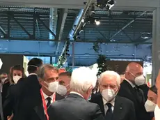 Paolo Fantoni, presidente di Fantoni spa, assieme al Presidente della Repubblica, Sergio Mattarella