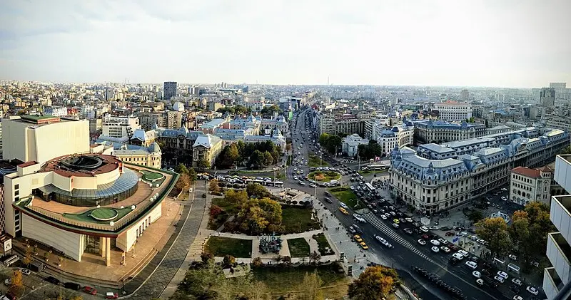 Il centro di Bucarest