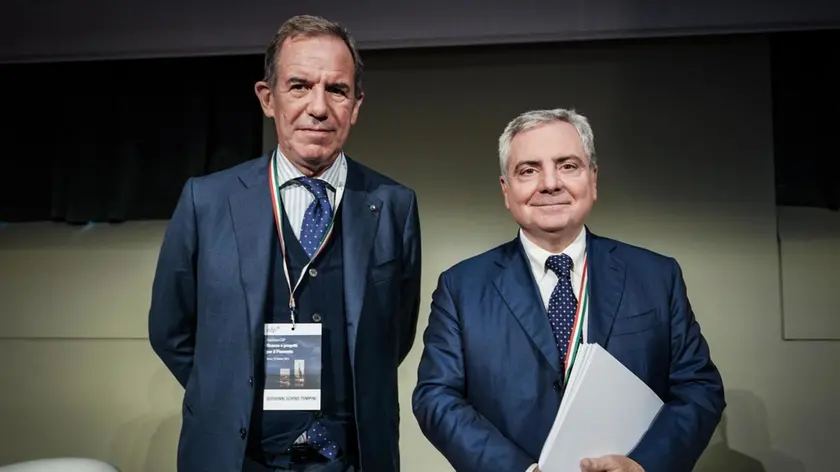 I vertici di Gruppo Cdp: il presidente Giovanni Gorno Tempini e l'ad e dg Dario Scannapieco
