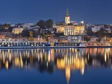 Panorama notturno di Belgrado (foto Tourist Organization of Belgrade)