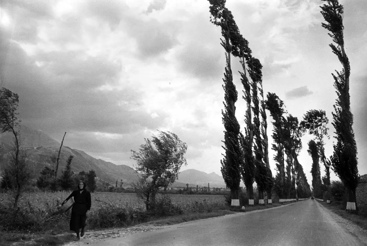 Motta Montecorvino, Foggia, 1958. Aspettando la pioggia.