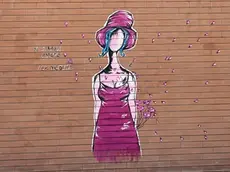 Il murale dello street artist Seneca dedicato a Nicoleta