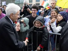 Il Presidente della Repubblica Sergio Mattarella alla Porta di Brandeburgo (foto di Francesco Ammendola - Ufficio per la Stampa e la Comunicazione della Presidenza della Repubblica)