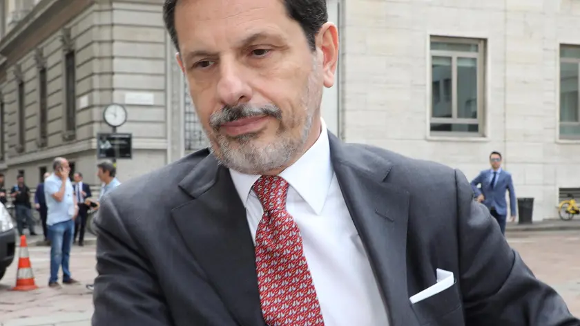 Il general manager Gianni Franco Papa in occasione del Consob Day l'incontro annuale con i mercato finanziario che si tiene a Palazzo Mezzanotte a Milano 11 Giugno 2018. ANSA / MATTEO BAZZI