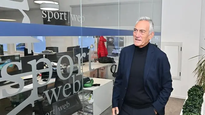 L'arrivo di Gabriele Gravina in redazione al Messaggero Veneto