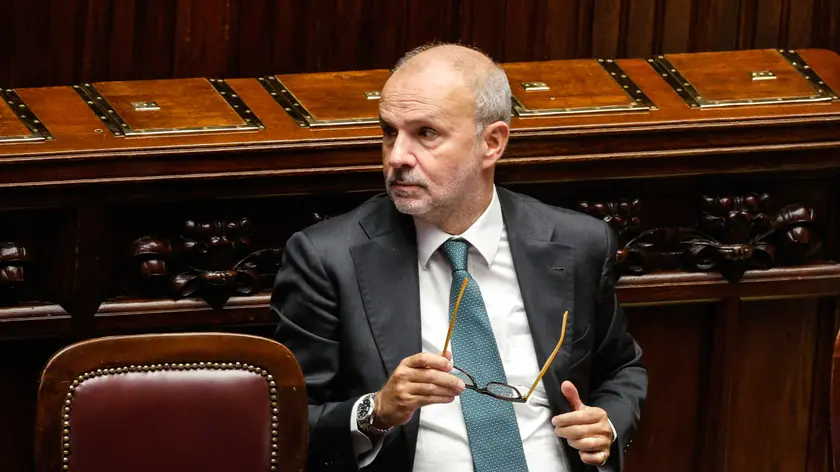 Il ministro della Salute Orazio Schillaci alla Camera durante il Question time, Roma, 16 Ottobre 2024. ANSA/GIUSEPPE LAMI