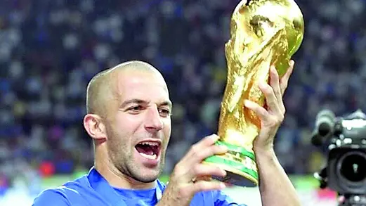 Ale Del Piero sul tetto del mondo con la Nazionale a Berlino nel 2006