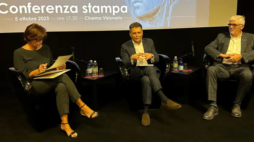 Alessia Rosolen, Stefano Casaleggi e Dino Feragotto