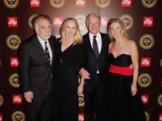 Francis Ford Coppola, Andrea Illy, Elisabetta Illy (Photo by Craig Barritt/Getty Images for Illy)