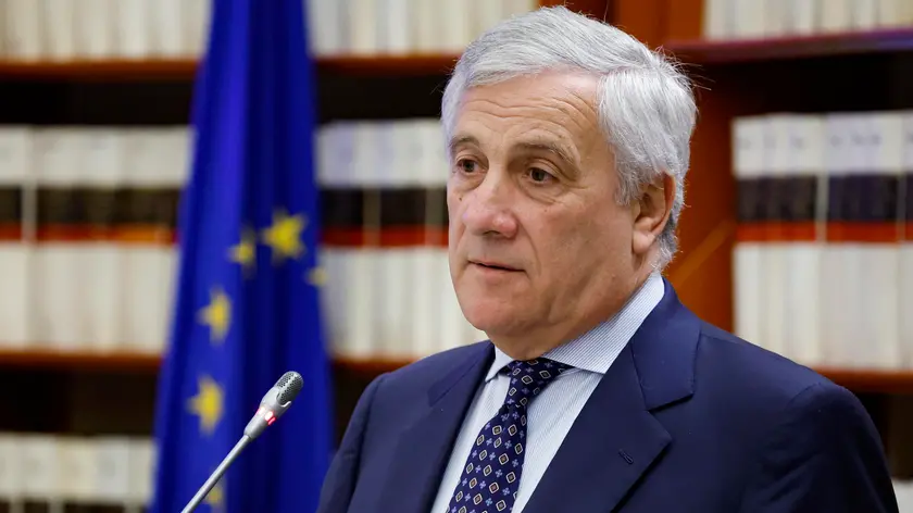 Il ministro agli Affari Esteri Antonio Tajani durante il convegno dal titolo ’Status Venezuela dopo le elezioni’, Camera dei Deputati, Roma 31 ottobre 2024. ANSA/FABIO FRUSTACI