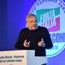 Il ministro degli Esteri e Segretario Nazionale di FI, Antonio Tajani al convegno di Forza Italia “Al Centro del Mediterraneo” in corso all’ hotel Domina Zagarella a Santa Flavia, in provincia di Palermo, 26 ottobre 2024. ANSA/ORIETTA SCARDINO