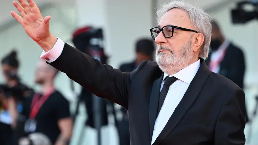 Italian Filmmakers Gianni Amelio arrives for the premiere of 'Il signore delle formiche' during the 79th Venice Film Festival in Venice, Italy, 06 September 2022. The movie is presented in official competition 'Venezia 79' at the festival running from 31 August to 10 September 2022. ANSA/ETTORE FERRARI