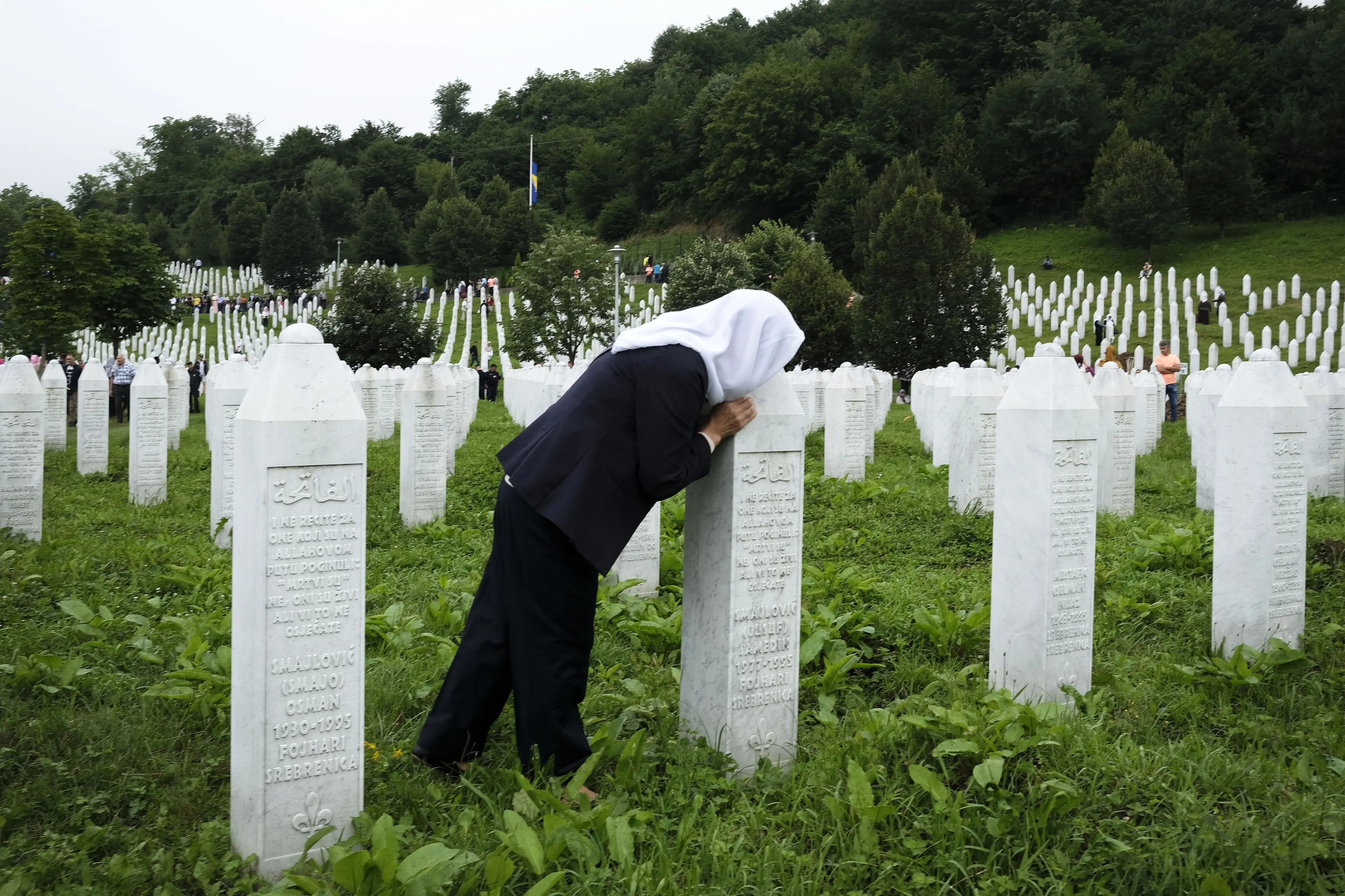 Il memoriale delle vittime di Srebrenica