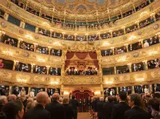 24/11/2023 Venezia, Il Presidente della Repubblica Sergio Mattarella e la Sig.ra Laura,in occasione dell’inaugurazione della stagione lirica e balletto 2023-2024 del Teatro “La Fenice”