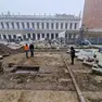 Gli scavi archeologici nell'area Marciana a Venezia (foto Matteo Tagliapietra/Interpress)