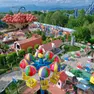 Una veduta panoramica di Gardaland