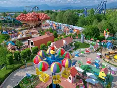 Una veduta panoramica di Gardaland