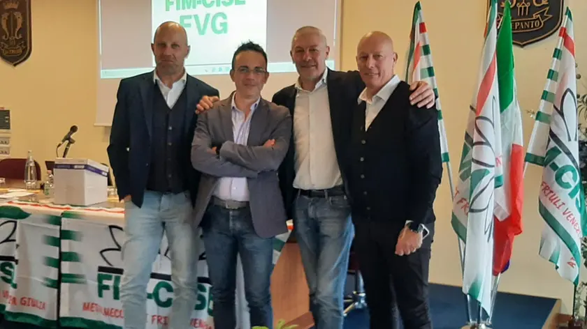 Da sinistra, Contino, Stasio, Uliano e Piccinin