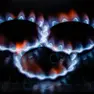 Gas flames burning on a stove in a kitchen, Rome 14 March 2023. ANSA/FABIO FRUSTACI