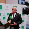 Riyad al-Maliki, the Minister for Foreign Affairs of the Palestinian Authority attends during the Rome Med 2024, Mediterranean Dialogues conference in Rome, Italy, 25 November, 2024. ANSA/FABIO FRUSTACI