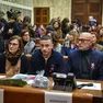 La famiglia Tramontano alla lettura della sentenza del processo Impagnatiello, Milano 25 Novembre 2024 ANSA/MATTEO CORNER