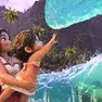 SISTERS -- In Walt Disney Animation Studios’ all-new feature film “Moana 2,” Moana embarks on an expansive new voyage to the far seas of Oceania—but she’ll surely miss her litter sister, Simea. Featuring the voices Auli‘i Cravalho as Moana and Khaleesi Lambert-Tsuda as Simea, the all-new feature film opens in theaters on Nov. 27, 2024. © 2024 Disney Enterprises, Inc. All Rights Reserved.