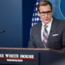 epa11678146 White House National Security Communications Advisor John Kirby gives remarks during a press briefing in the West Wing of the White House in Washington, DC, USA, 23 October 2024. EPA/AARON SCHWARTZ