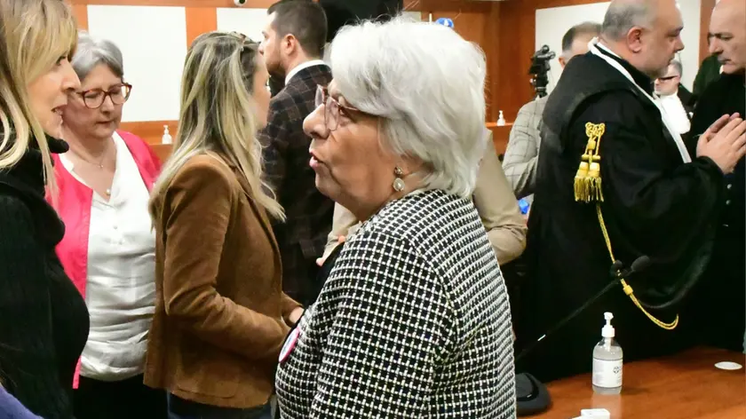 Carla Gatto, nonna di Giulia Cecchettin, durante il processo a Filippo Turetta