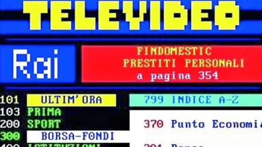 La schermata di Televideo entra nelle nostre casa da quarant’anni