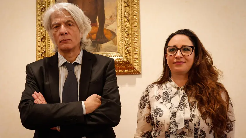 Pietro Orlandi e Laura Sgro' in commissione Affari Costituzionali del Senato per audizione su istituzione di una commmissione parlamentare sulla scomparsa di Emanuela Orlandi e di Mirella Gregori, Roma, 6 Giugno 2023. ANSA/GIUSEPPE LAMI