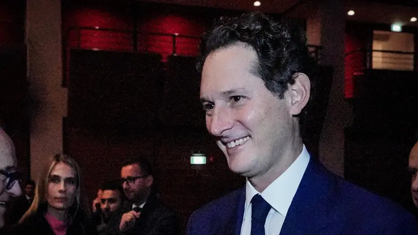 John Elkann, Presidente di Stellantis durante l'evento 50/o anniversario del Gruppo Dirigenti Fiat presso Centro Congressi del Lingotto. Torino 16 ottobre 2024 ANSA/TINO ROMANO
