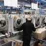 Una veduta interna dello stabilimento Electrolux di Porcia