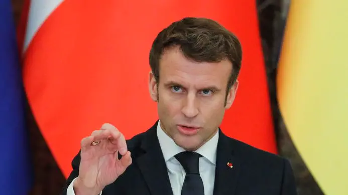 Il presidente francese Emmanuel Macron