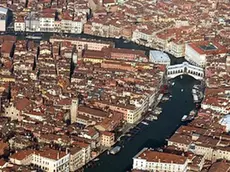 Un’immagine dall’alto di Venezia, il futuro presenta molte incognite