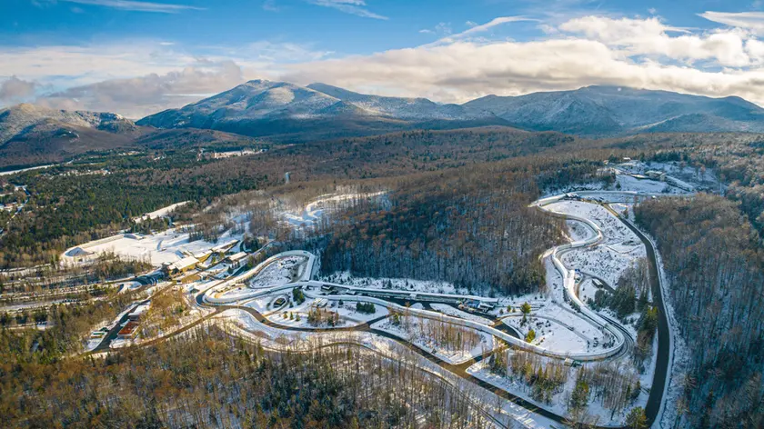 La pista da bob, skeleton e slittino di Lake Placid