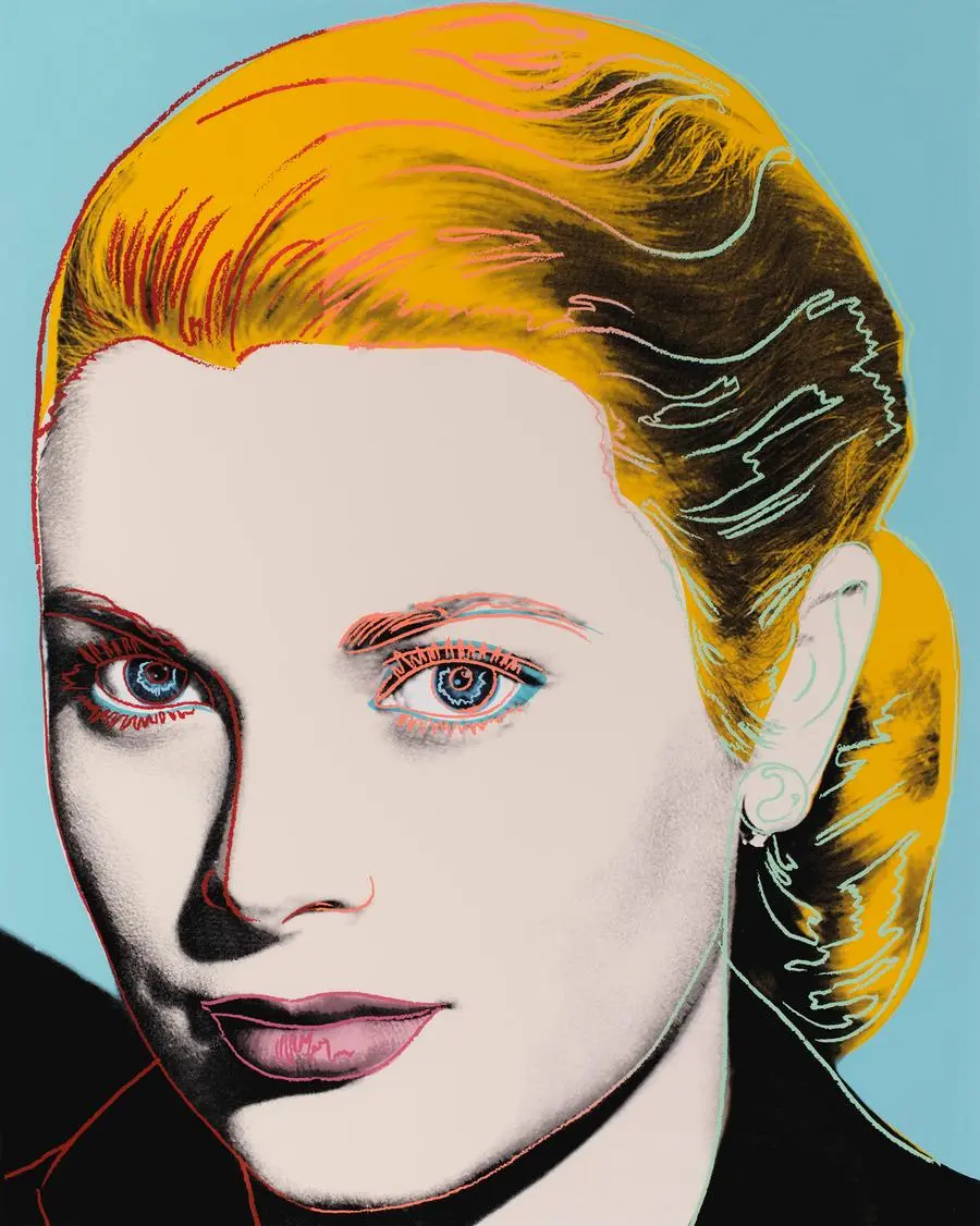 Andy Warhol, Grace Kelly, 1984, serigrafia, 101,7 x 81,2 cm, Collezione Lex Harding