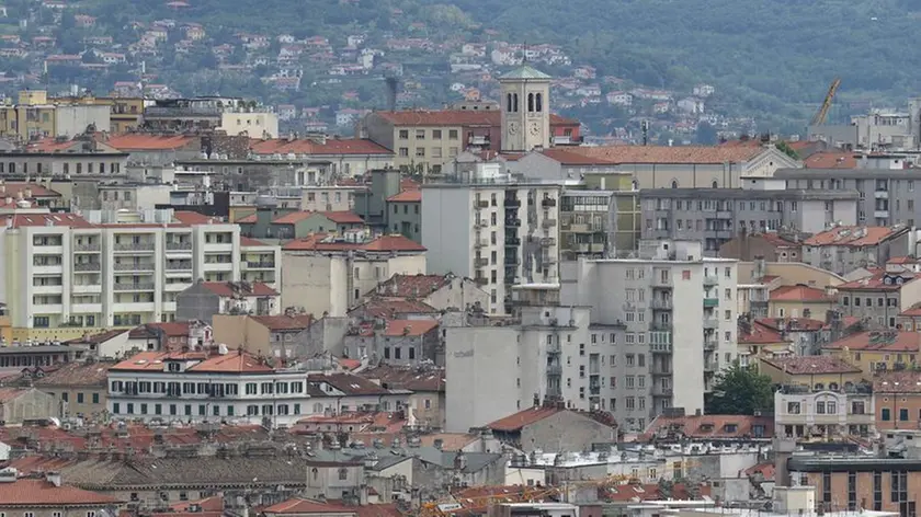 Una veduta di un quartiere di Trieste (Lasorte)