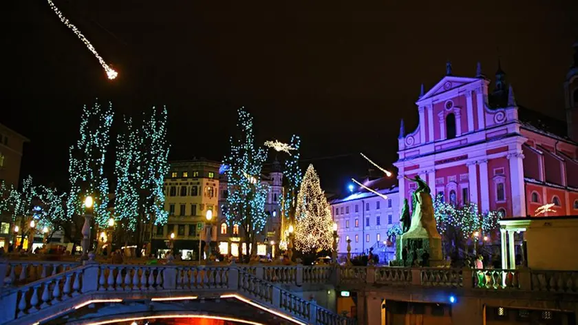 Lubiana sotto Natale