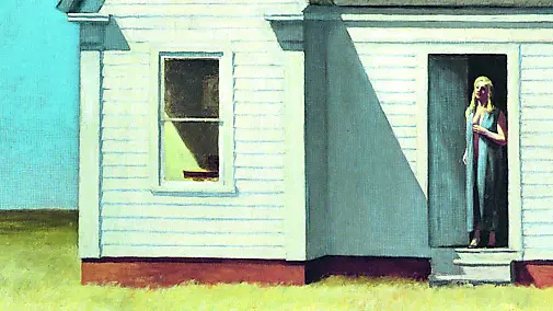 Particolare di “Pieno mezzogiorno” di Edward Hopper