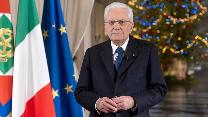 Il Capo dello Stato Sergio Mattarella, al suo decimo discorso di fine anno