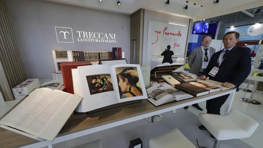 Lo stand di Treccani al Salone del Libro di Torino