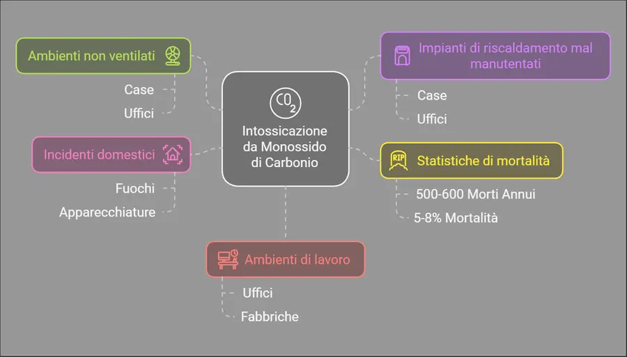 Intossicazione da Monossido di Carbonio (Realizzato con Napkin)