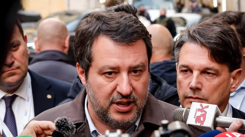 Il ministro dei Trasporti e delle infrastrutture Matteo Salvini