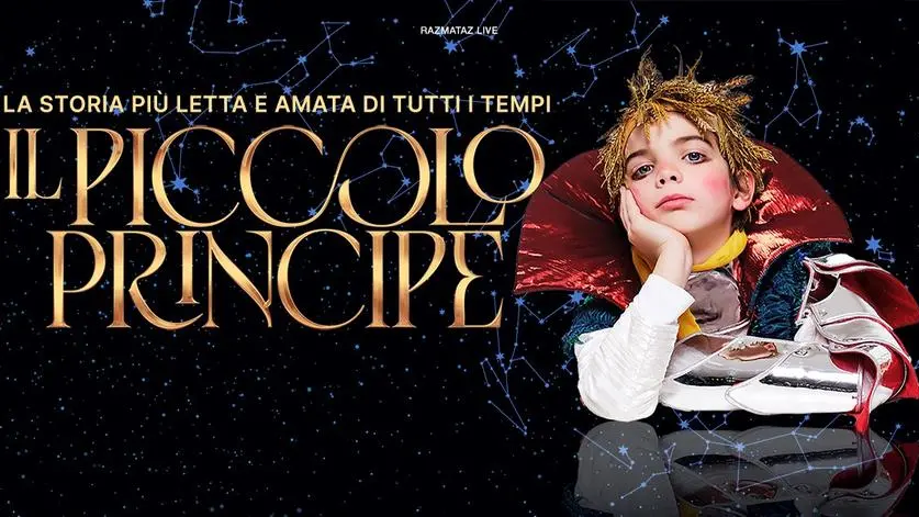 La locandina de "Il Piccolo Principe" in scena al Teatro Geox a Padova