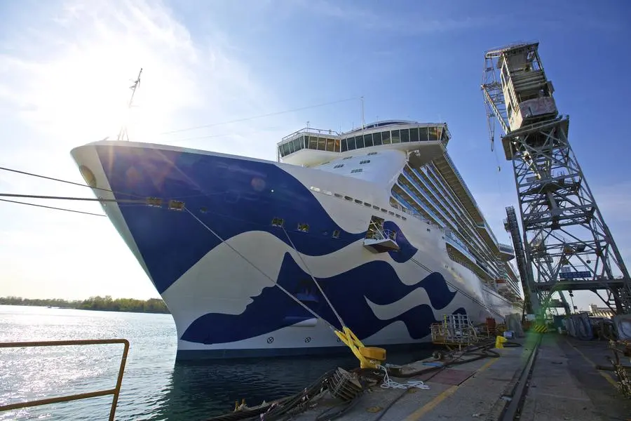 Monfalcone, consegna della nuova ammiraglia Majestic Princess