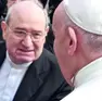 Monsignor Bruno Fabio Pighin con papa Francesco