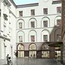 Il rendering del nuovo hotel nella Cavallerizza Reale di Torino